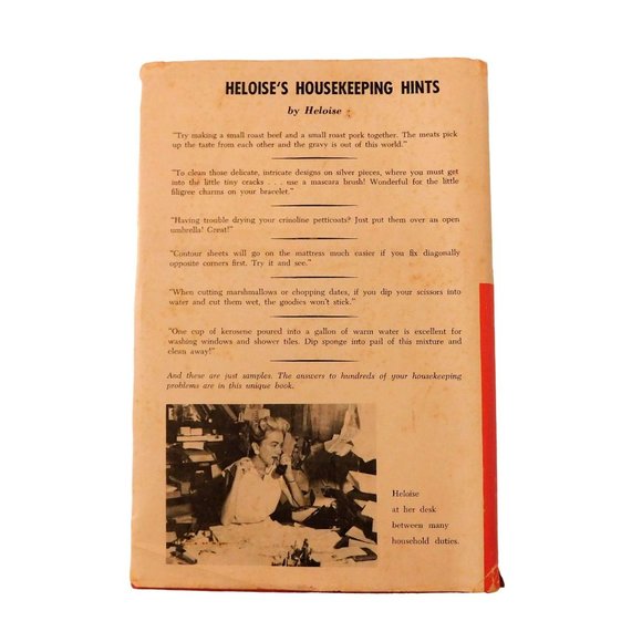 Heloise's Housekeeping Hints SIGNED 3rd Printing 1962 Hardcover Dust Jacket - Picture 2 of 10